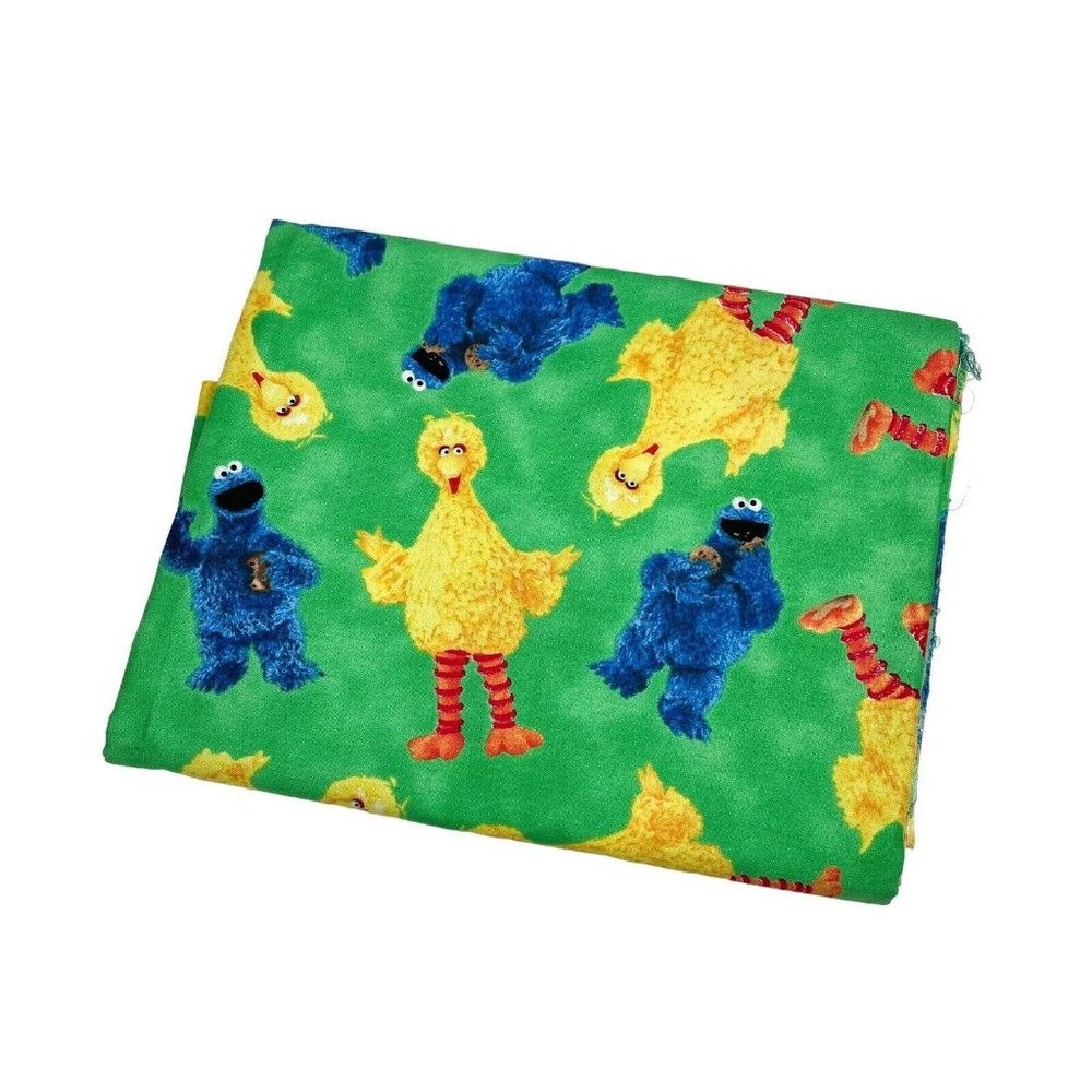 Sesame Street 2012 Sesame Workshop for Quilting Treasures- 74x44”- EUC